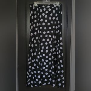 Chico's Black and White MAXI Skirt